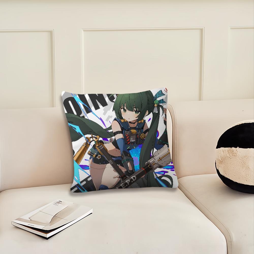 Game Zenless Zone Zero Qingyi cushion cover Pillow Cover Decoration Room Home Sofa living Office Car Nordic Simplicity