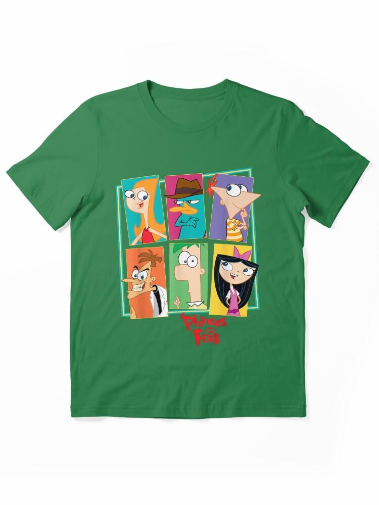 Phineas and Ferb Disney Phineas And Ferb Character Collage Essential T-Shirt