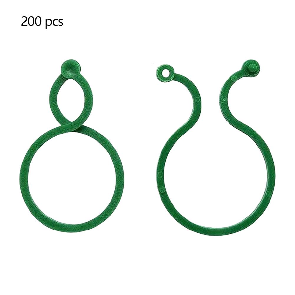 50/100/200Pcs Small Plant Clips Reusable Gourd Buckle Clips Multifunctional Plant Holder Trellis Clips for Securing Plantings