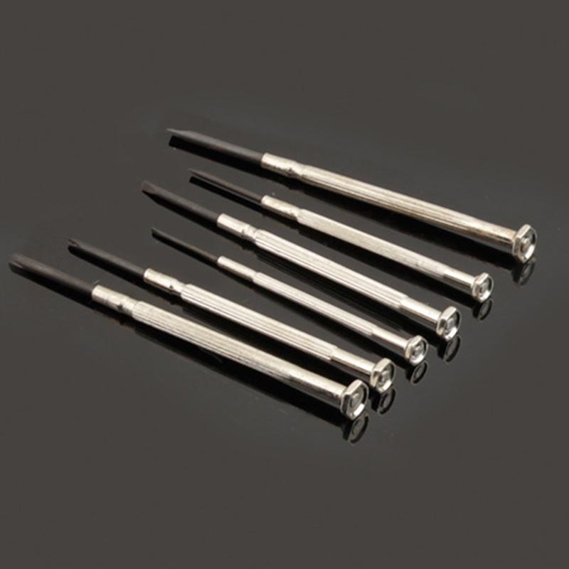 Набор мини-отверток для ремонта очков, 6 шт., Маленький прецизионный набор отверток для часов, электроники, ювелирных изделий, игрушек