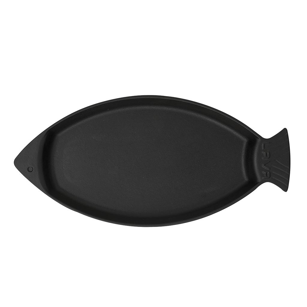 Lava Чугунная форма для рыбы Рыбная тарелка. 1-Ручка, 15X24см.