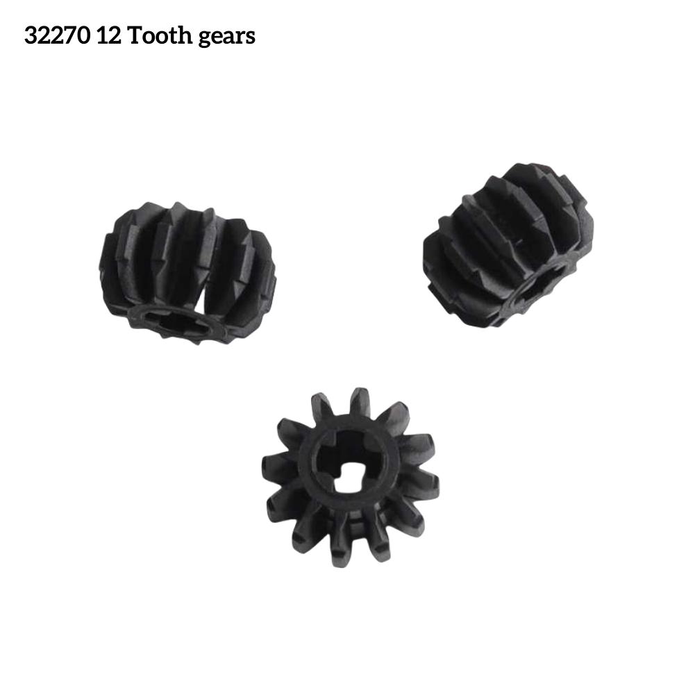 50PCS MOC Technical Gear and Axle Pack Compatible with Leduo Parts Building Blocks For 10928 3648 3649 8/12/24/40 Tooth Gear
