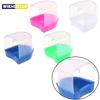 Plastic Bird Water Bath Box Bathtub Parrot For Parakeet Hanging Bowl
