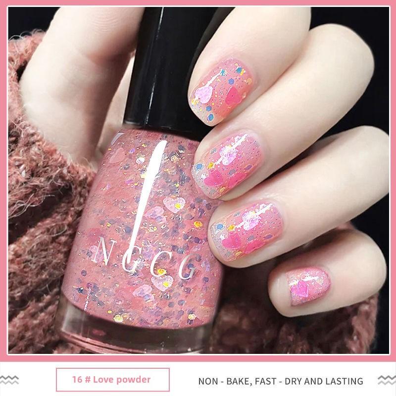 Новый 28-цветный лак для ногтей, без запекания, без разрывов, маслянистый, новый летний цвет, звездный, красочный, фиолетовый