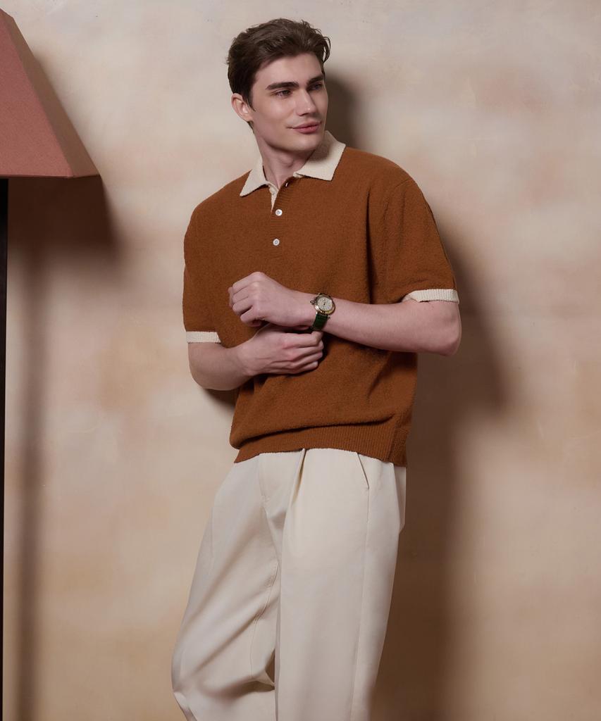 THEKNITCOMPANY Textured Polo Knit 6 Colors (Type B)