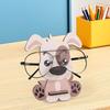 Creative Animal Glasses Frame Cartoon Cat Sunglasses Display Frame Glasses Storage Frame Hand-carved Household Wood Decoration3D