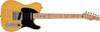Гитара Fender с укороченной мензурой, сделанная в Японии, коллекция Junior Maple Butterscotch Blonde, с мягким футляром Telecaster®, накладкой грифа,