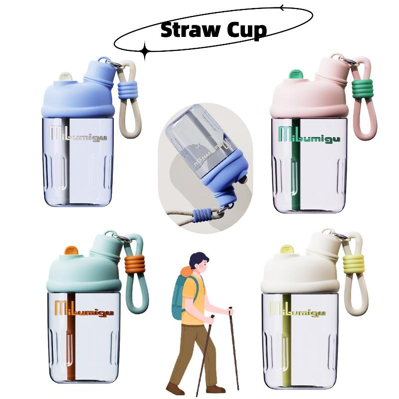 Modern And Minimalist Style Tritan Straw Water Bottle For Boys And Girls Ideal For Office Home And Car Use