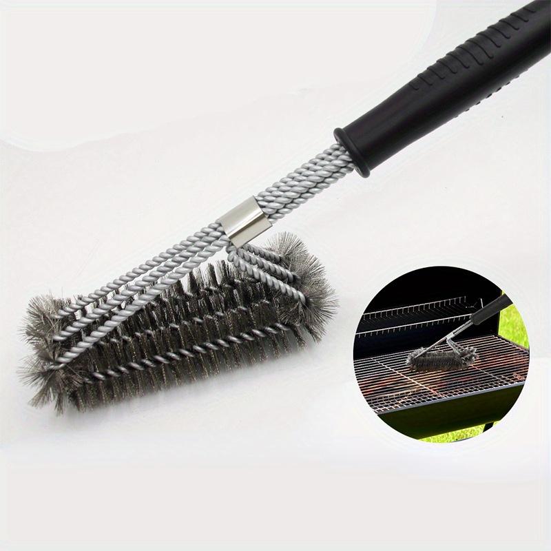 Барбекю Гриль Нержавеющая сталь Щетка для барбекю Проволочные щетинки Антипригарные Чистящие щетки с ручкой Удаление пятен Аксессуары для барбекю
