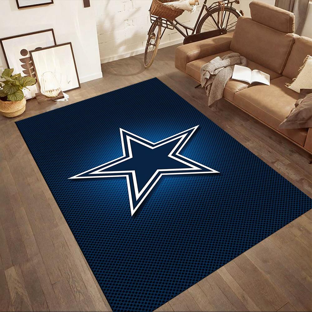 Dallas Floor Mat Suitable for Game Room Bedrooms Living Rooms Dining Room Anti-slip Rug Decorate Offices Luxury Gift for Birthday, Christmas, Wedding