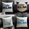 Знаменитая Королевская Голландская Авиакомпания KLM Наволочка Льняные Чехлы для Подушек Декоративные Для Дивана Домашние Подушки Чехлы Чехлы для Подушек Автомобильного Сиденья
