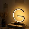 1шт креативный G-образный USB-светильник для спальни, настольный декоративный ночник