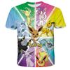 Men Clothing Tshirt Cartoon 3d Pokemon T Shirt Baby Kids Boys Girls Children Short Sleeves Summer Pikachu Cartoon Print Pokémon