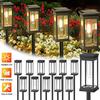 New Outdoor Solar Pathway Lights Waterproof Solar Garden Lamp Landscape Path Lights for Party Yard Lawn Patio Walkway Decor