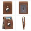 RFID Change Collet Layer Cow Pickup Bag Suitable for Airtag Change Bag US Dollar Clip Leather Men's Wallet