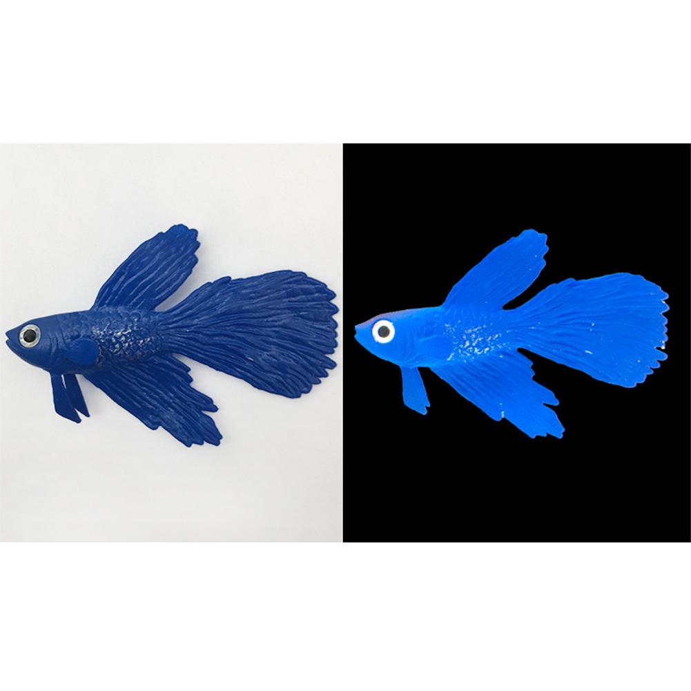 Luminous Artificial Simulation Goldfish Silicone Floating Fake Fish For Aquarium Fish Tank Decoration