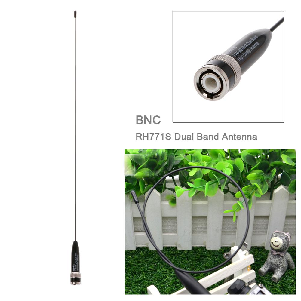 Двухдиапазонная антенна RH771S VHF/UHF Ультратонкая 144/430 МГц Аксессуары для радиостанций Icom IC-V8 IC-V80 для Kenwood TK100