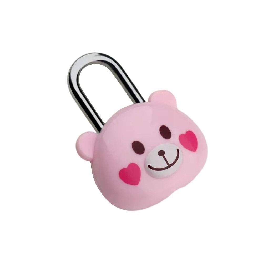Пластиковый навесной замок Медведь Мультяшный медведь Замок Мини-замок для шкафчика Студент