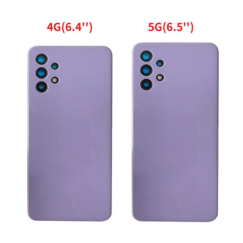 Новая задняя часть для Samsung Galaxy A32 4G 5G A325 A326, запасные части для задней двери аккумулятора, запасные части с камерой
