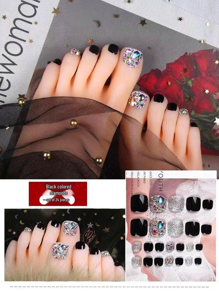 Press-On Toenail Art: Finished Nail Pieces and Wearable Patches