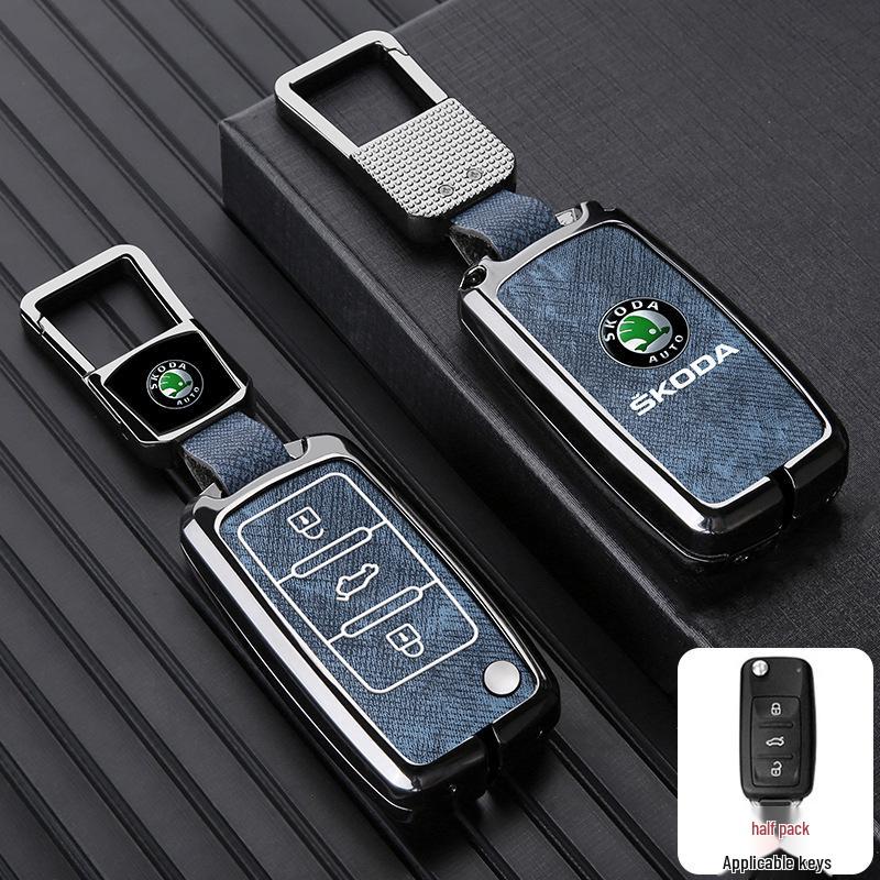 Чехол для ключа Skoda для моделей Octavia, Superb, Kamiq, Scala, Karoq, Yeti