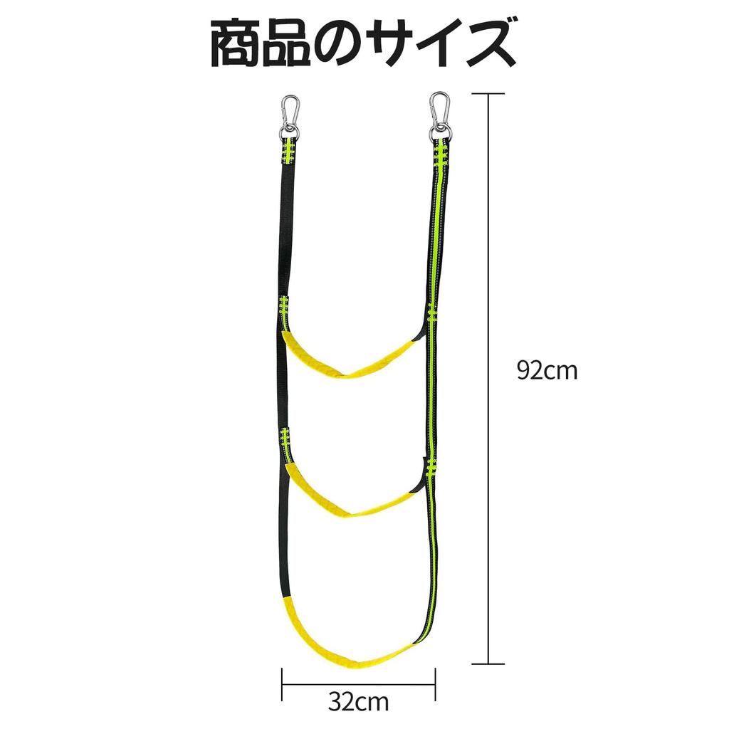 RICISUNG Лестница для лодки Лестница для лодки 3-ступенчатая веревочная лестница для парусной лодки Лестница для лодки Складная Моторная лодка Каноэ Морские швартовные принадлежности