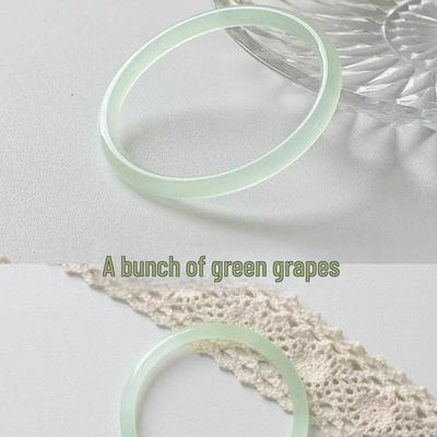 Браслет-звонок в виде зеленого винограда, вдохновленный нефритом Xiaohongshu - аксессуар в старинном стиле для девушки
