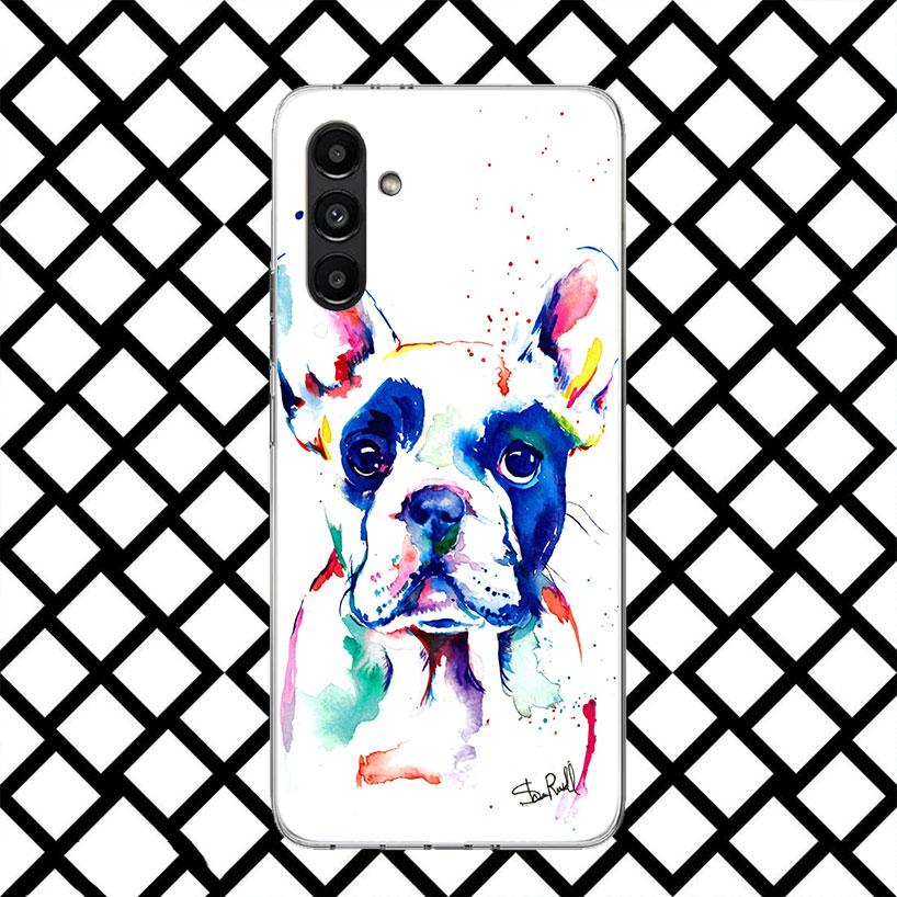 French Bulldog Dog Pug Phone Case for Samsung Galaxy A17 A37 A57 A16 A26 A36 A56 A15 A25 A35 A55 A14 A24 A34 A54 A13 A23 A33 A53