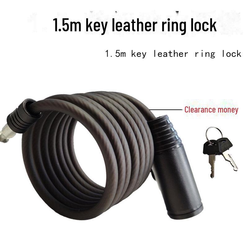 Противоугонный портативный тросовый замок для велосипедов и электровелосипедов