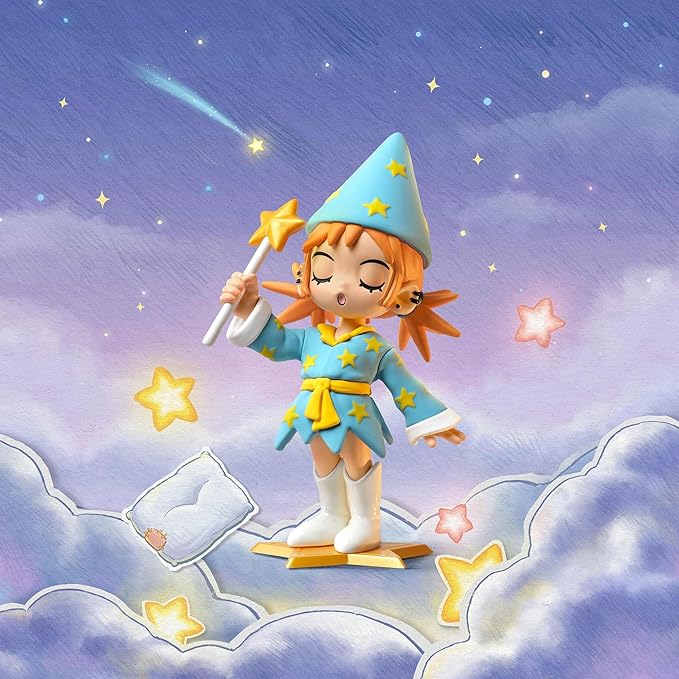 POP MART Фигурки-сюрпризы серии Lil Peach Riot Sleepover, праздничные подарки на день рождения для девочек и мальчиков, одна коробка