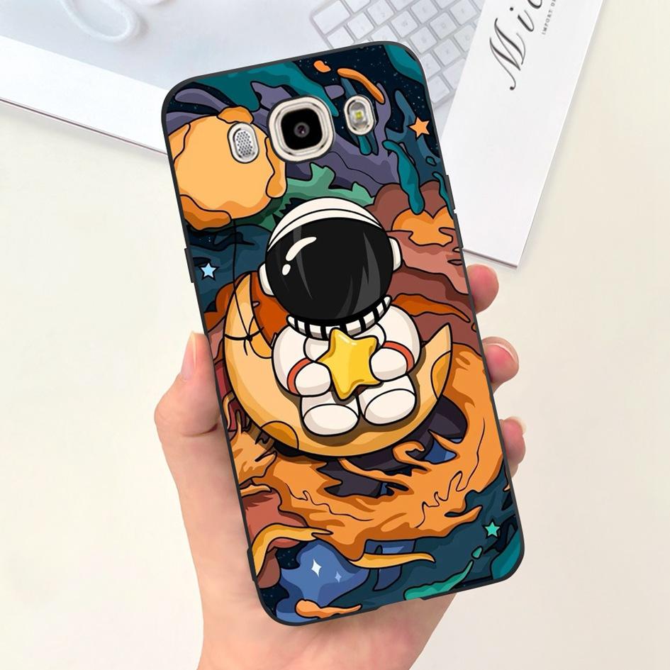 For Samsung Galaxy J7 J5 J3 2016 Case SM-J320F J510F J710F Phone Cover Cute Astronaut Silicone Bumper For Samsung J2 2016 Fundas