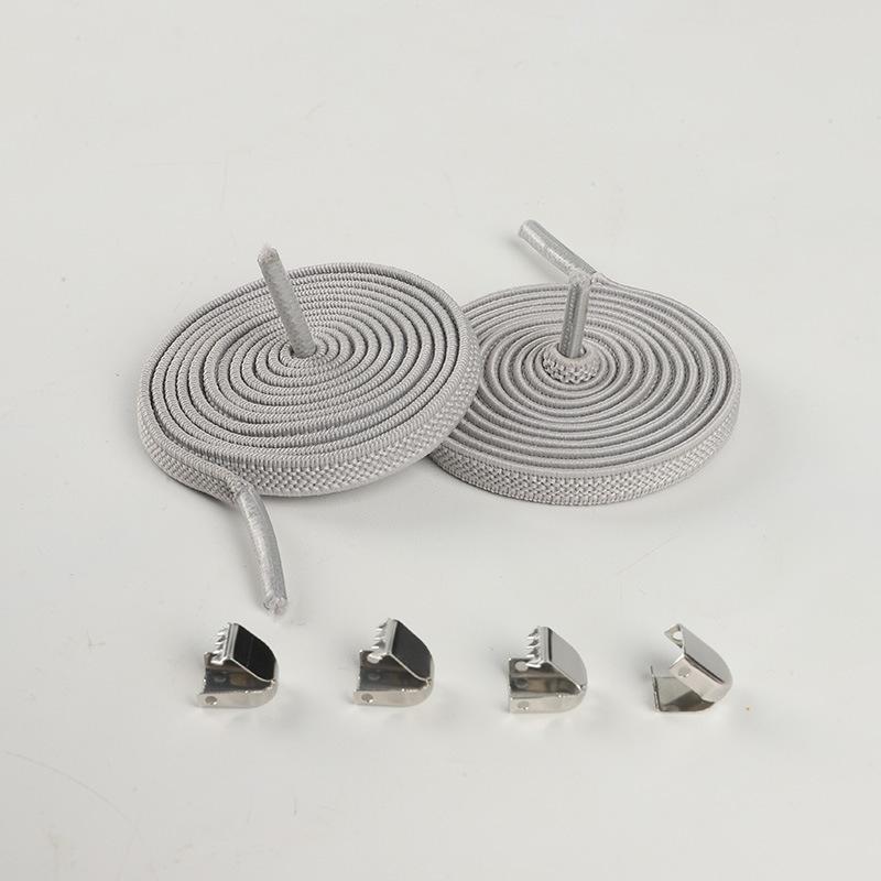 1 пара шнурков без завязок, эластичные шнурки, уличные кроссовки для отдыха, быстрые безопасные шнурки на плоской подошве для детей и взрослых, унисекс, ленивые шнурки