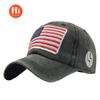 Hat Washed Old Alphabet Baseball Cap Versatile Trendy Men Women American Flag Pure Cotton Hat