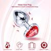 3PCS S/M/L Metal Anal Plug Butt Plug Sex Toy Butt Toy for Women Men Couples Adult Game Masturbator Anal Diamond Sex Shop 18+