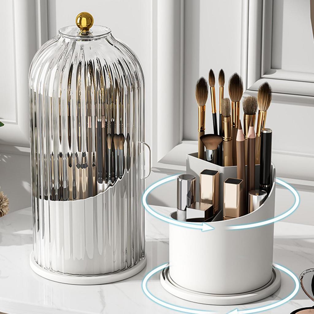 Держатель баннера для косметики, органайзер для косметики, нескользящий, многофункциональный, экономит место, вращающийся