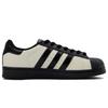 adidas Originals Superstar 2 Кожаные Низкие Скейтбордические Кроссовки Унисекс Бежевый Черный JI0079(Команда443-)