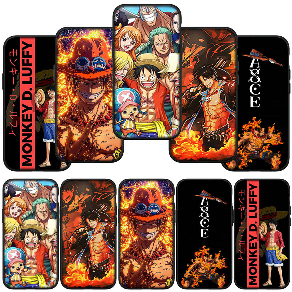 Phone Case for iPhone 17 15 16 Plus Redmi Note 14 12 11 13 Pro Max Huawei P30 P20 Lite Y9 OPPO A60 A40 A80 A38 A54 A17 Ace One Pieces Luffy Cover