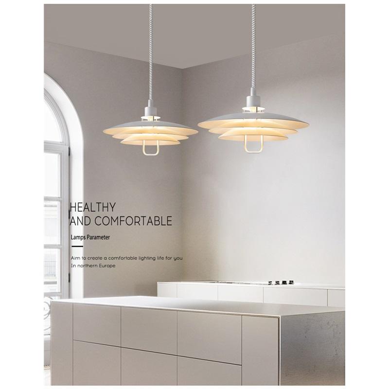 Nordic Danish Primus дизайнерская гостиная ресторан бар многослойная круглая люстра foul с подвижным подъемным механизмом PH