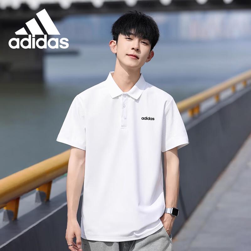 adidas Дышащий спортивно-повседневный топ с коротким рукавом