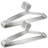Stainless Steel Hangers [Unisex Stainless Steel Hangers] Set of 20 Stylish, Washable, Thin, Mark-Free, Durable, Rust-Resistant, Non-Slip, and Bend-Res