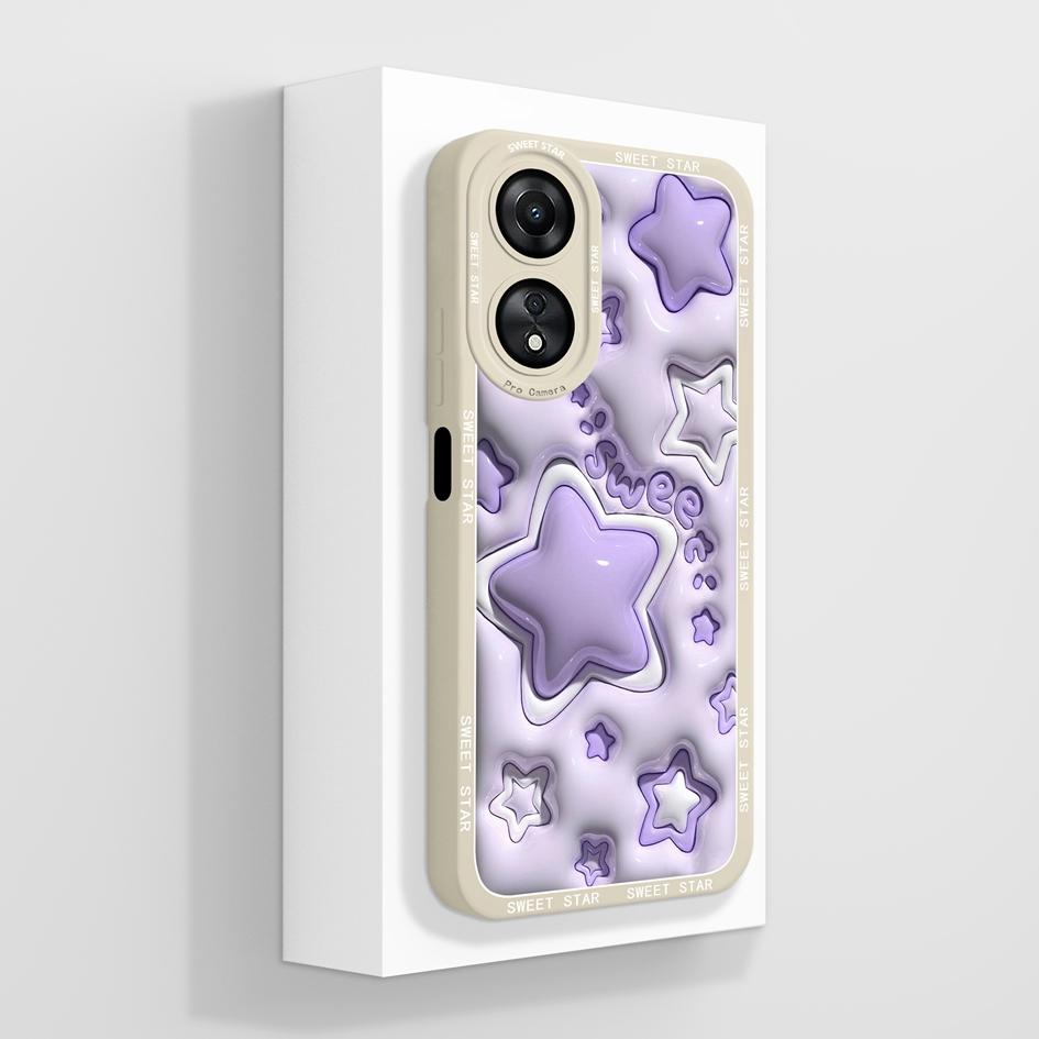 Для Oppo A58 A78 4G 5G чехол Роскошный модный противоударный противоударный противоударный квадратный матовый мягкий жидкий силиконовый протектор экрана для бамперов Oppo