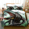 3D динозавры летят на древнем поле битвы комплект постельного белья из 3 предметов микрофибра полиэстер пододеяльник комплект и 2 шт наволочка