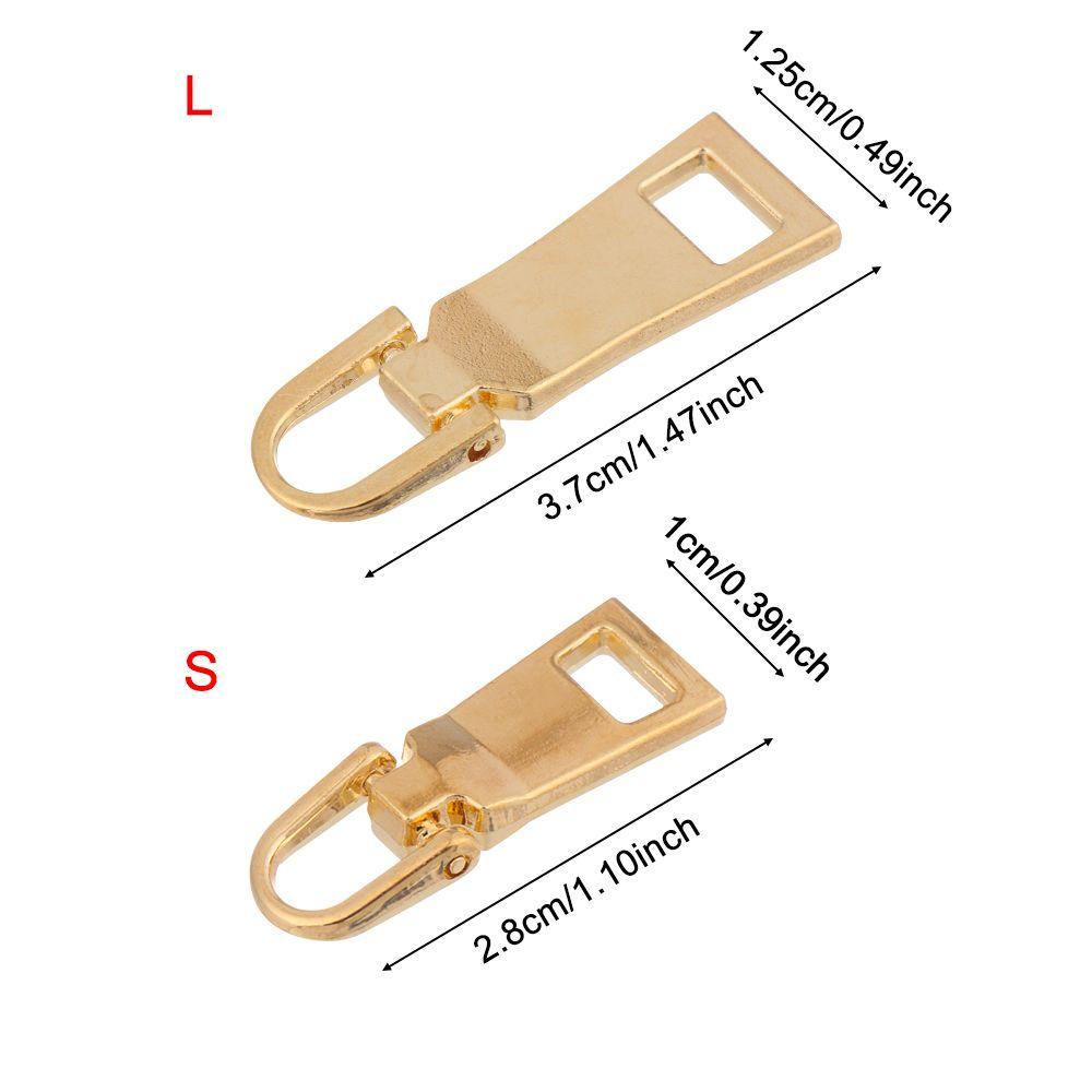 5pcs Bag Suitcase Detachable Zipper Repair Kit Metal Zipper Head Metal Zip Zipper Slider Zipper Pull
