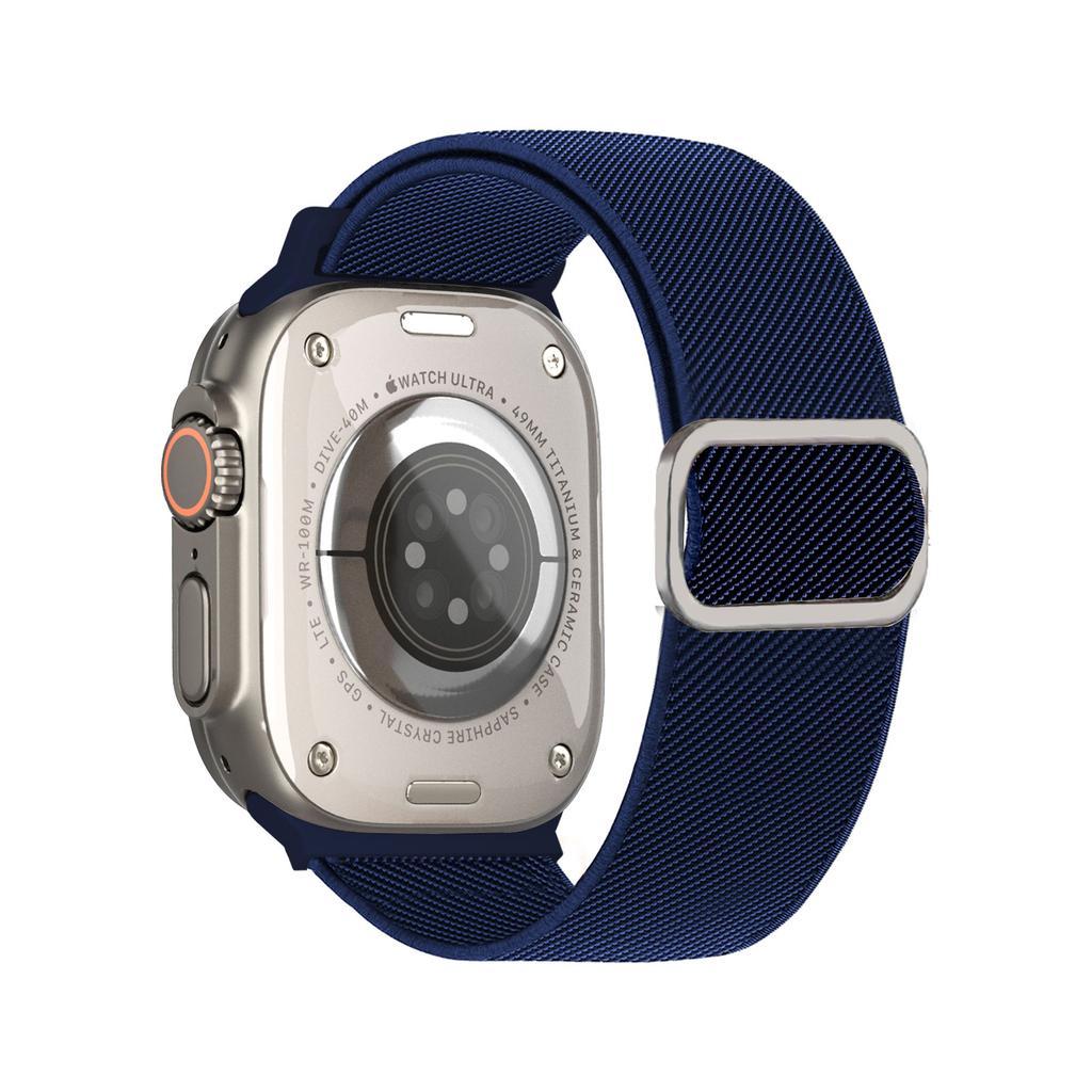 Нейлоновая петля для Apple Watch ultra 2 Ремешок 40мм 44мм 45мм 49мм 41мм 42мм 46мм Браслет-скранчи iwatch Серия 10 9 6 7 8 se ремешок