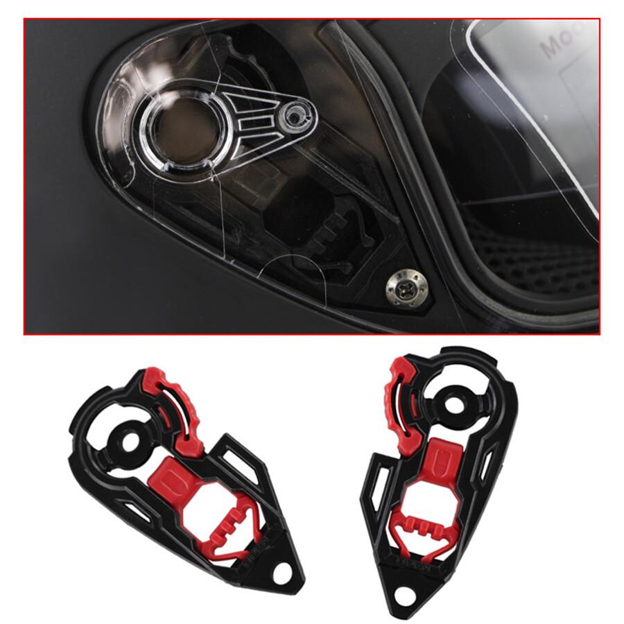 1Pair Motorcycle Helmet Visor Shield Gear Base Plate Set For AGV K1 K3SV K5 New