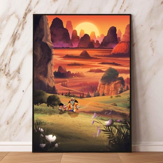 Картина на холсте Dragon Ball Wukong Плакат Игрушка в подарок Картина Детская кукла