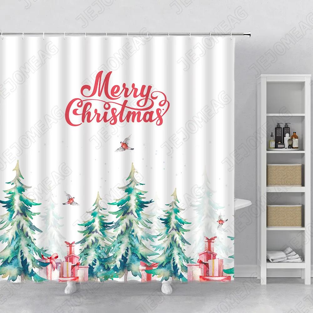 Набор штор для душа с цветами Орхидея Бирюзовый Роза Растение Цветочный Принт Листья Декор для ванной Тканевая занавеска для ванны Аксессуары для ванны Крючок