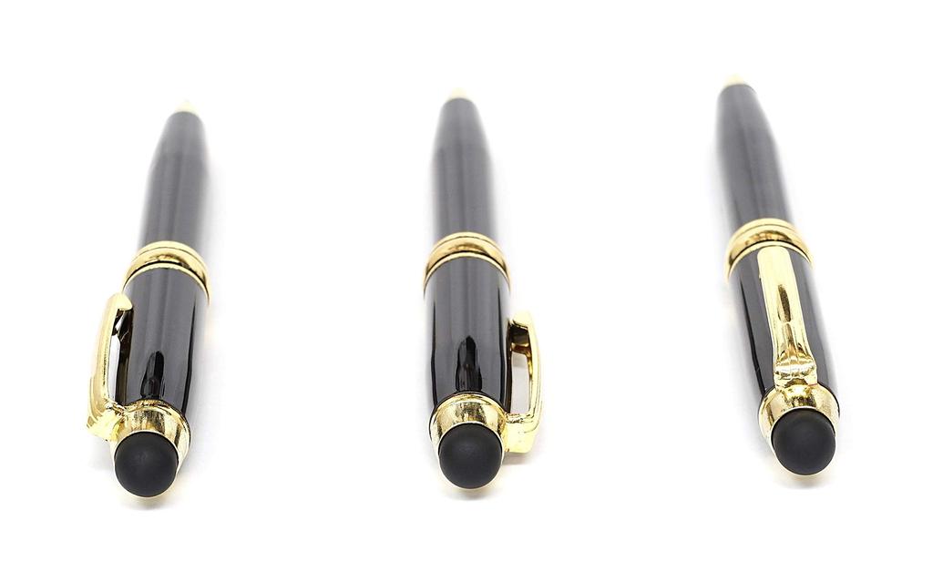 Тонкий пенал из воловьей кожи красно-коричневый набор для смартфона сенсорный металлический мини ретро вращающаяся шариковая ручка ASCR-TK66A