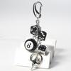 Hiphop Black Dice Billiards Keychain Backpack Hanging Lucky Dice Y2K Pendant  Female Lady Girl
