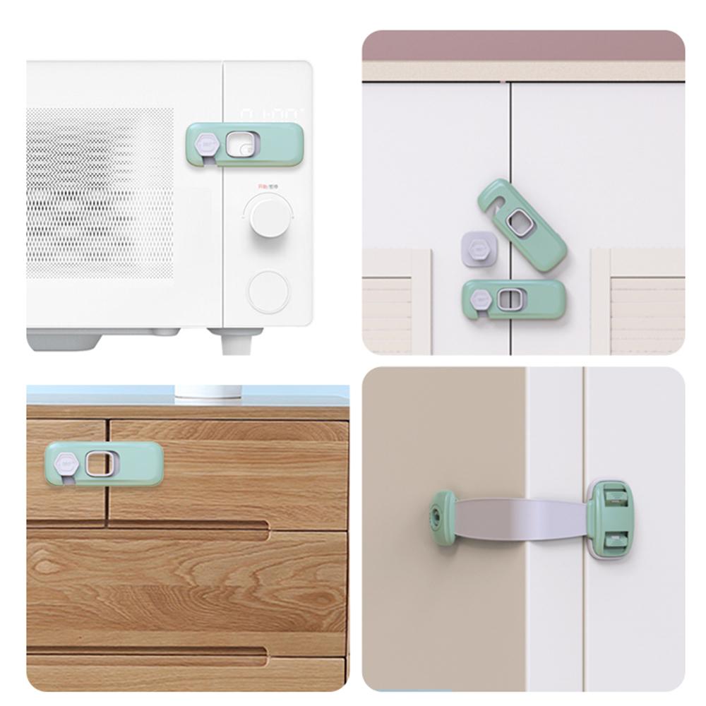 Refrigerator Freezer Cabinet Drawer Closing Buckle Child Safety Lock Door Locks Housing Safety